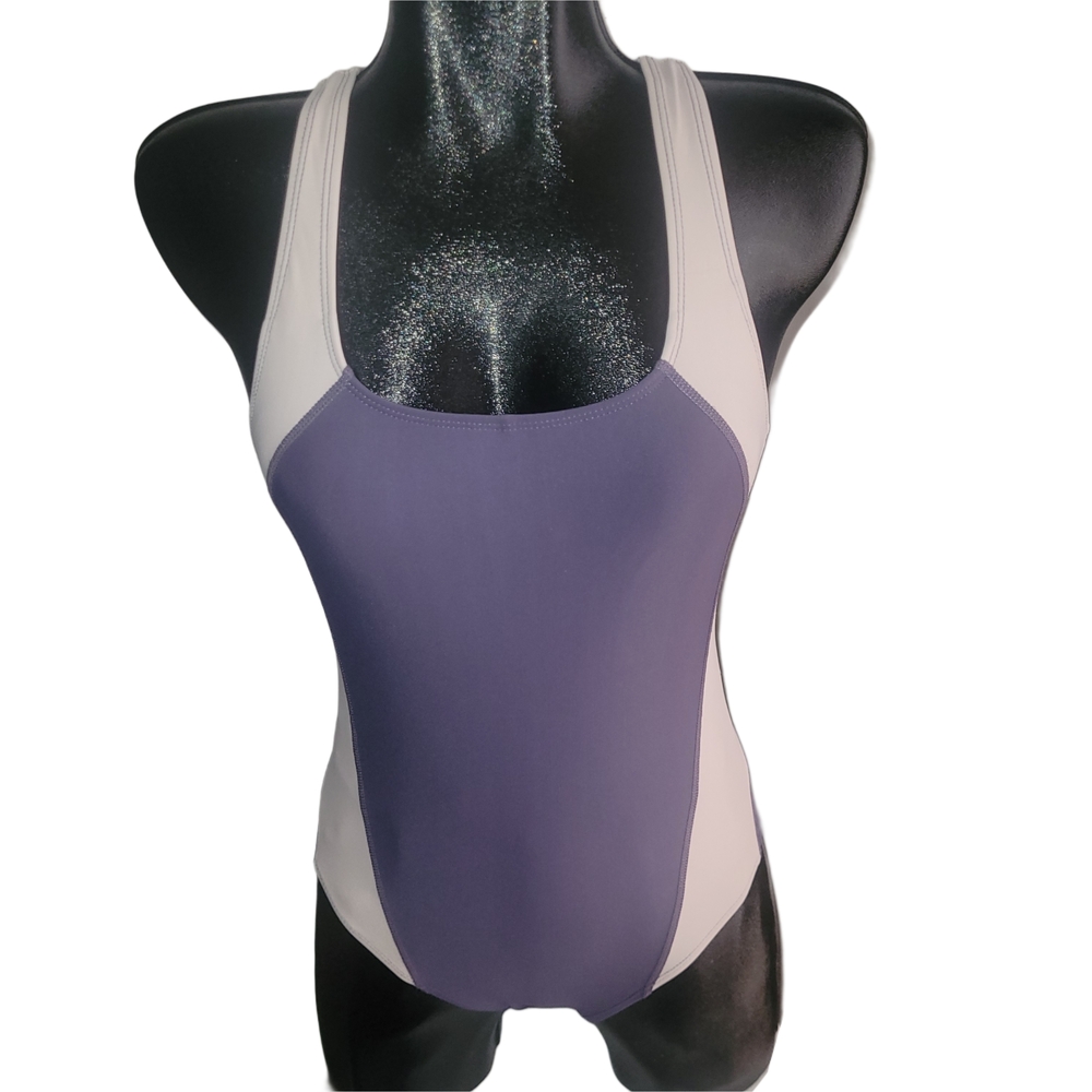 Diadora Light Purple and Pink One-Piece Swimsuit Size 34